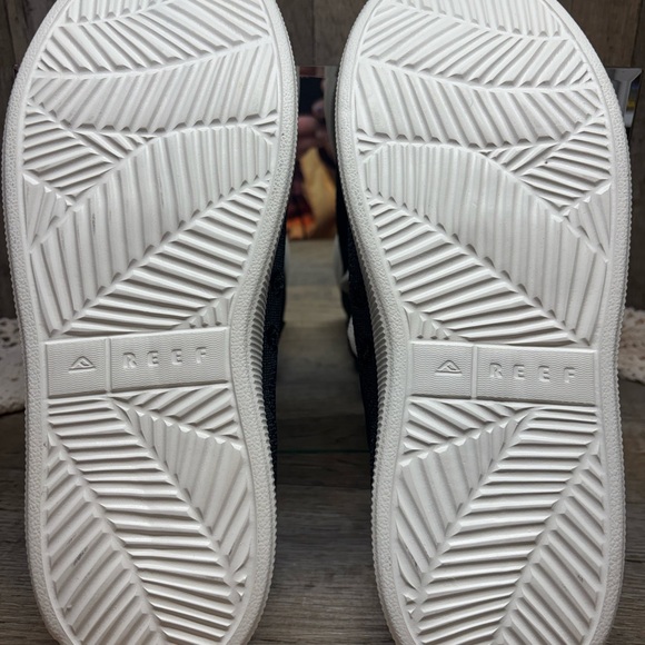 Reef Neptune 3 Women US Sz9grey gray Knit Collapsible Heel Casual Sneakers EUC - Picture 5 of 9